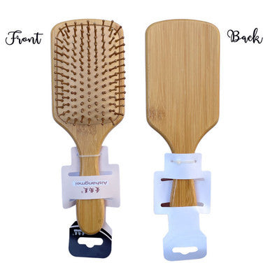 Bamboo Wooden Paddle Brush