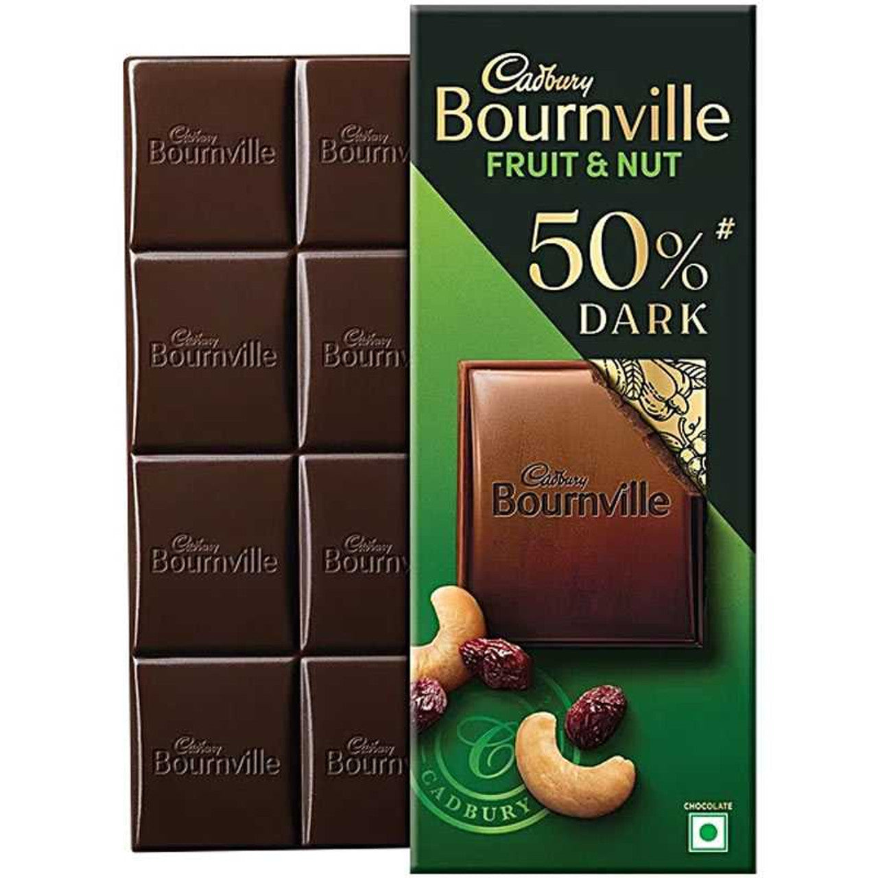 Cadbury Bournville 50% Dark Chocolate 75g-Fruit & Nut