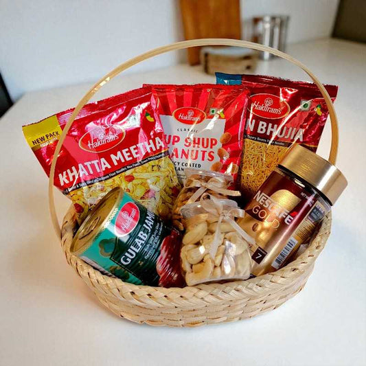 Nescafe & Snacks Gift Basket
