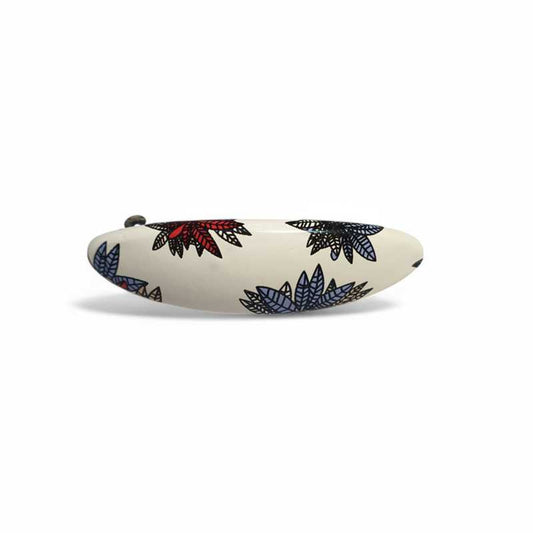 White Floral Hair Clip