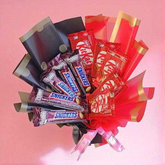 Chocolate Bouquet with KitKat & Snickers