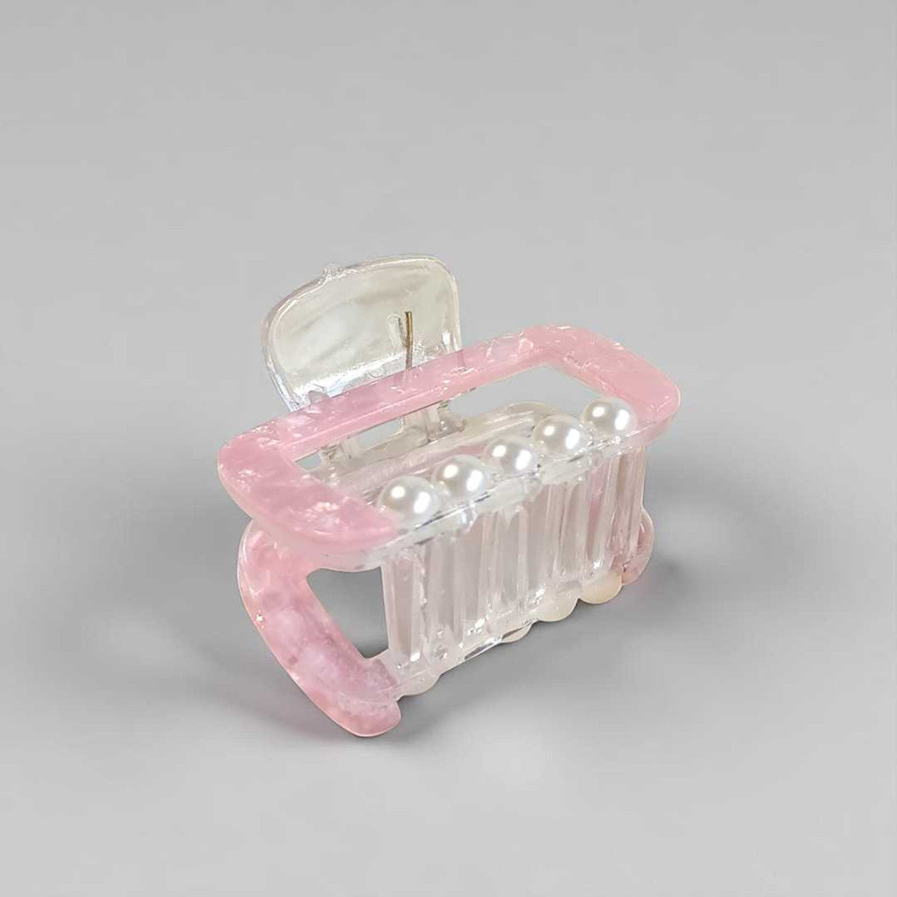 Light Pink Hair Clip with Pearl