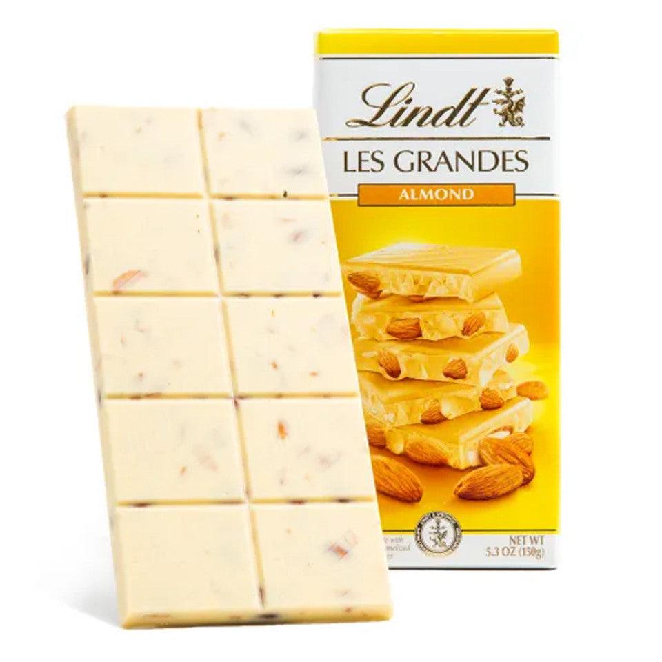 Lindt Les Grandes 32% Almonds White Chocolate (150g)