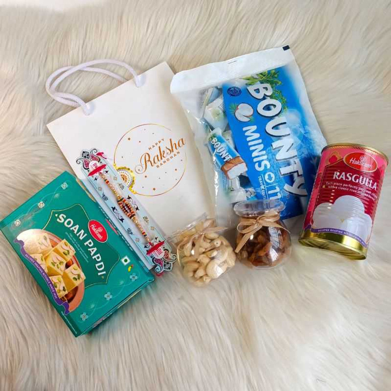 Rakhi Combo with Mithai & Chocolates For Brother