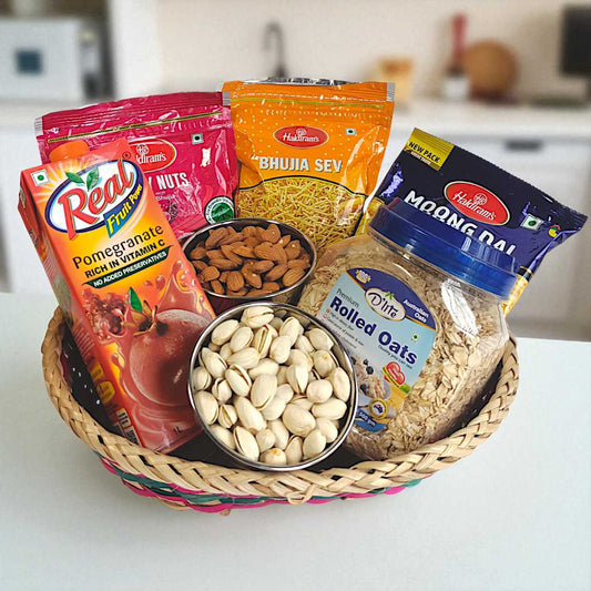 Dry Nuts & Juice Snack Hamper