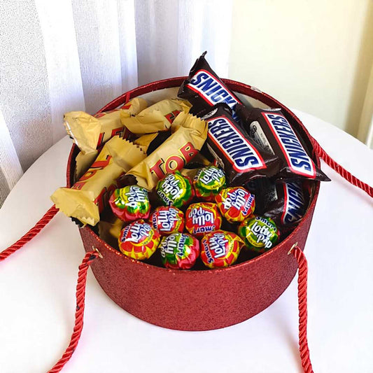 Mini Snickers, Toblerone & Lollipop in Gift Box