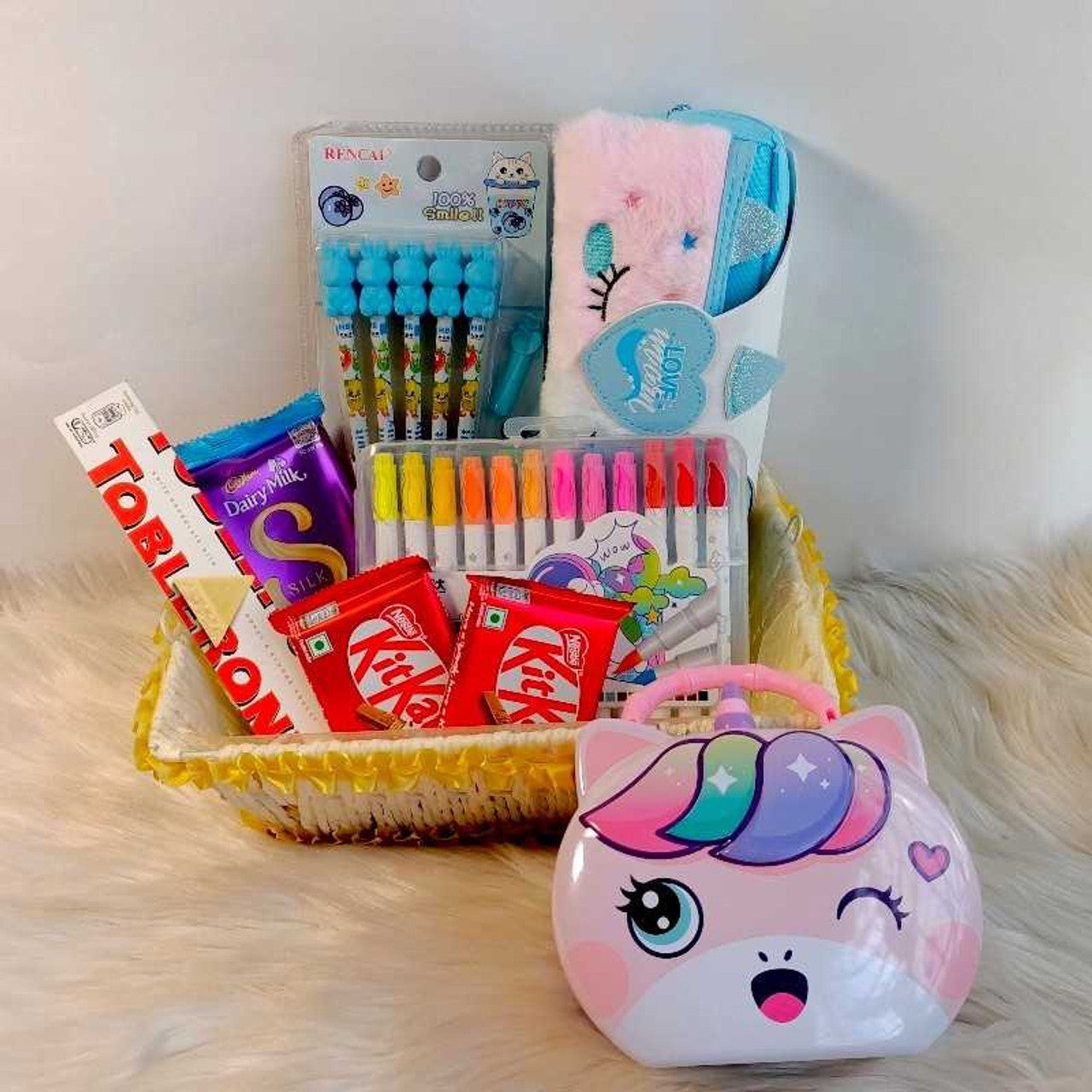 Birthday Surprise Box – Chocolates & Stationery