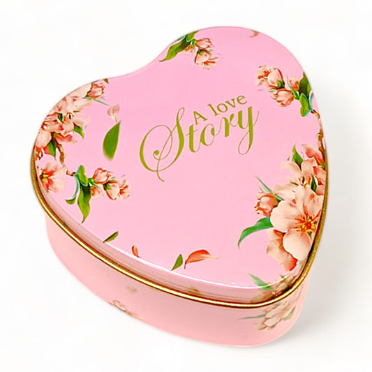 Pink Heart Shaped Scented Candle