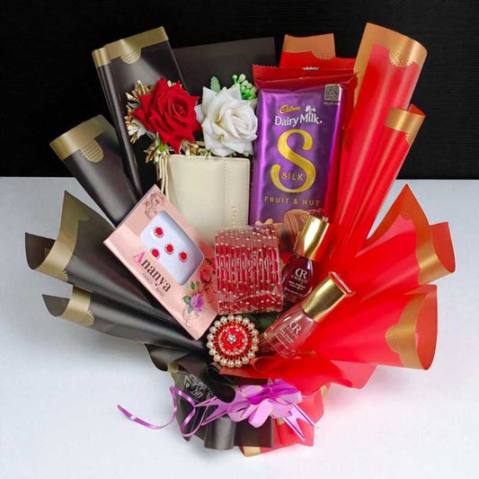 Traditional Gift Bouquet for Her - Shrawan Edition