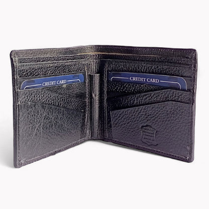 Woods Bi-Fold Wallet – Black Leather