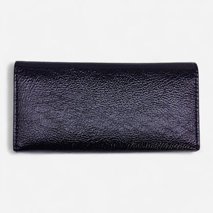 Elegant Black Bi-Fold Wallet for Women