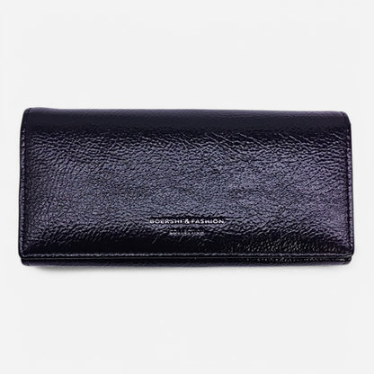 Elegant Black Bi-Fold Wallet for Women