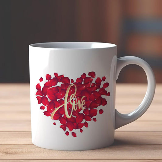 Ceramic Mug - "Love" Printed
