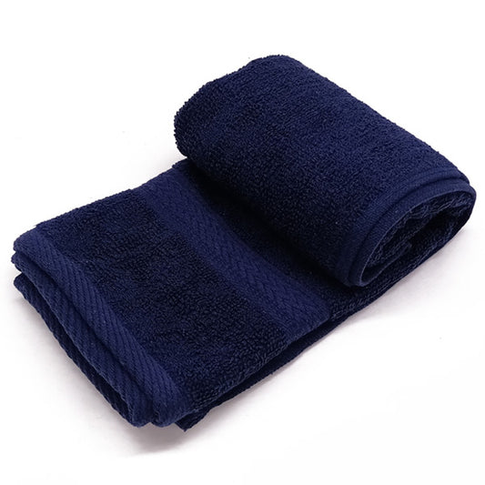 Navy Blue-Fabric Face Towel