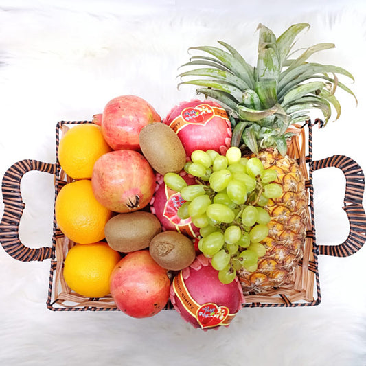 Mixed Fruits on Metal Basket 5kg+