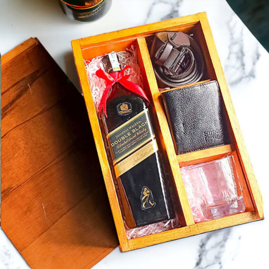 JW Double Black Whisky With Accessories For Him