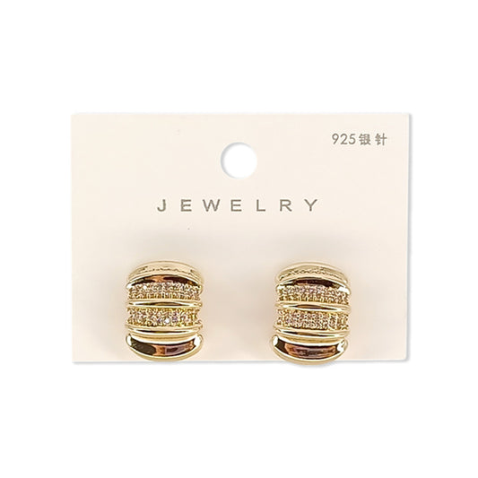 Golden Stud Earrings