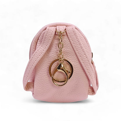PU Leather Keyring Bag - Pink