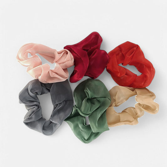 Organza Scrunchy Color May Vary