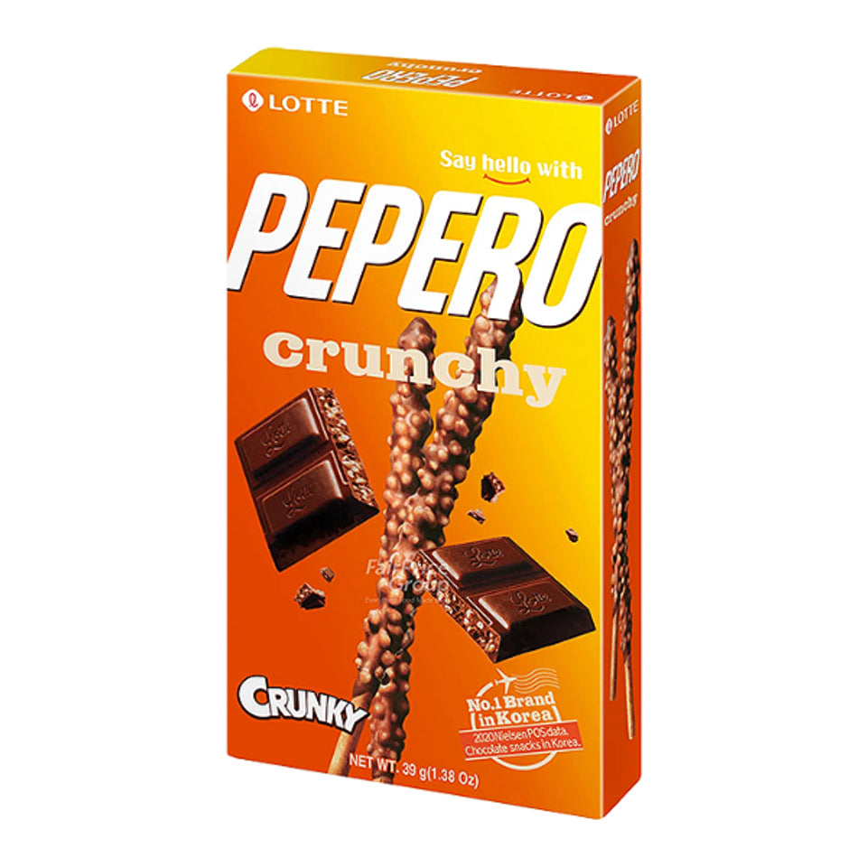 Lotte Pepero Crunchy Chocolate Sticks (39g)