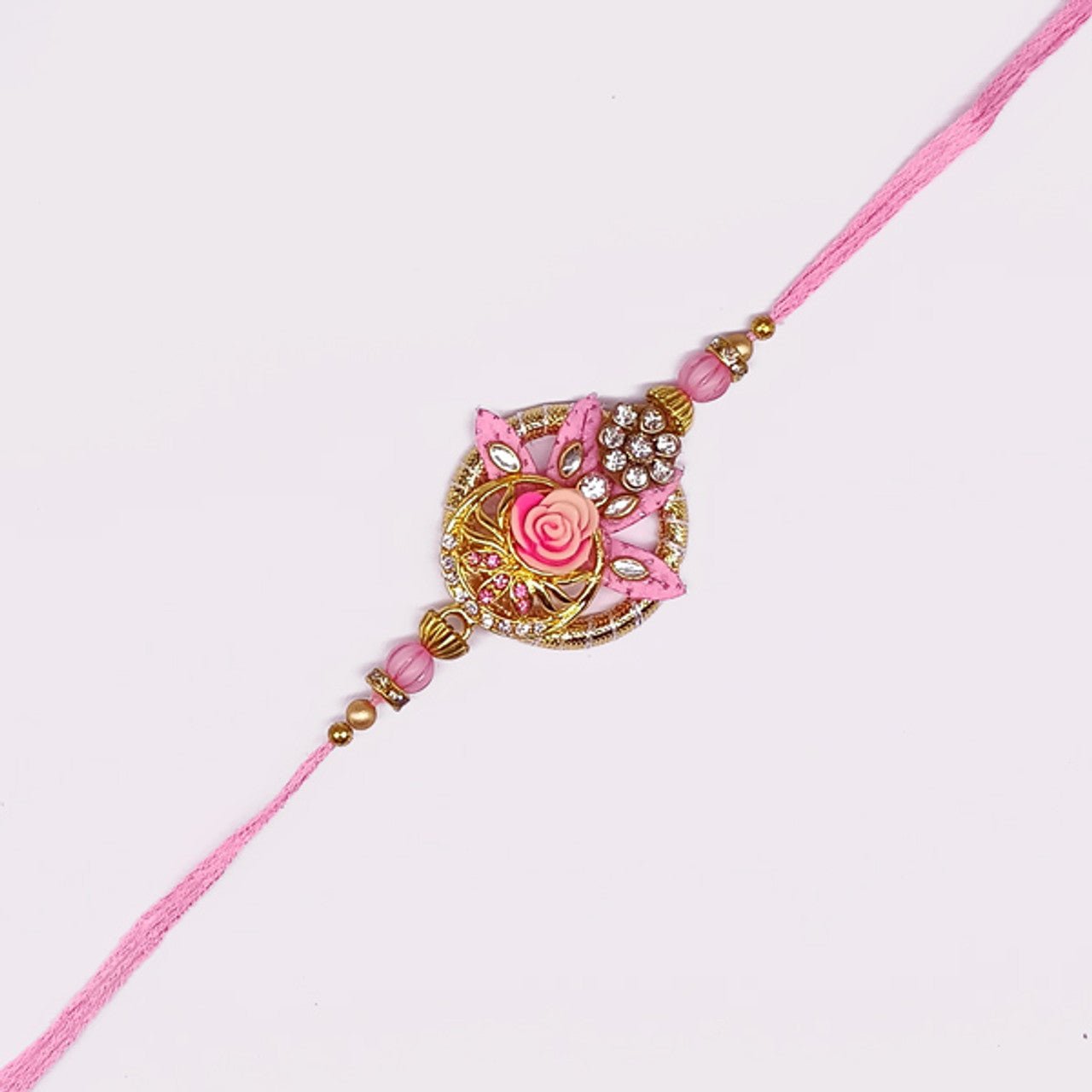 Pink Fancy Floral Design Rakhi - GiftstoNepal.com | GTN