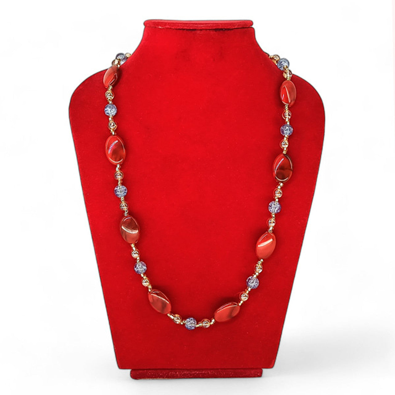 Marble Bead Embedded Mala