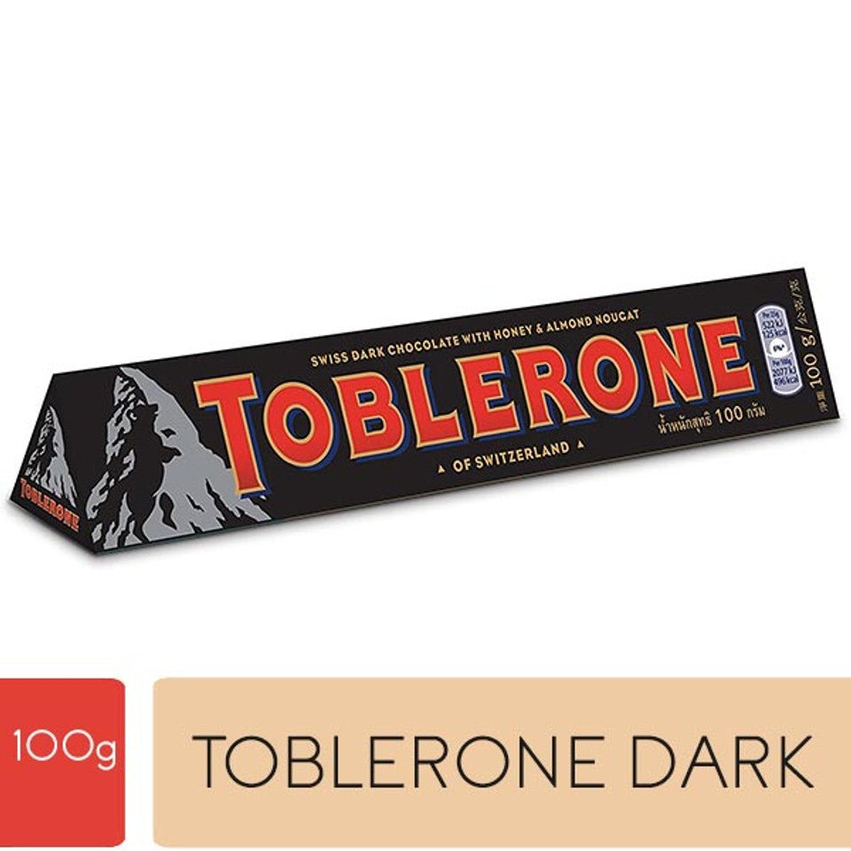 Toblerone Dark Swiss Chocolate (100g) - GiftstoNepal.com | GTN